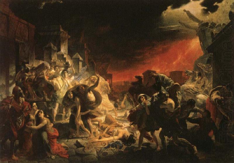 The Last Day of Pompeii, Karl Pavlovic Brullow